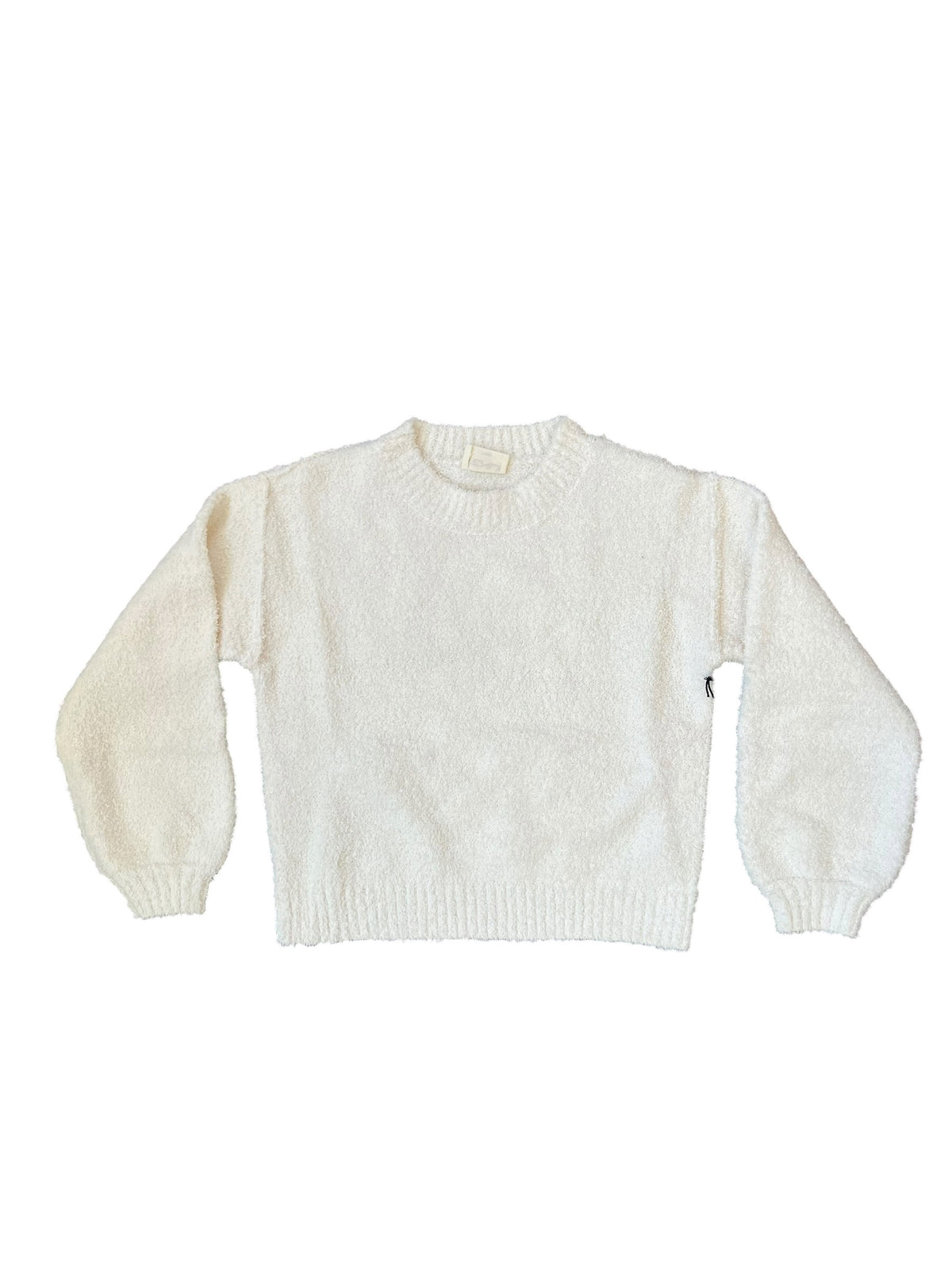 Tenly Sherpa “Meet & Greet” Pullover - Cream