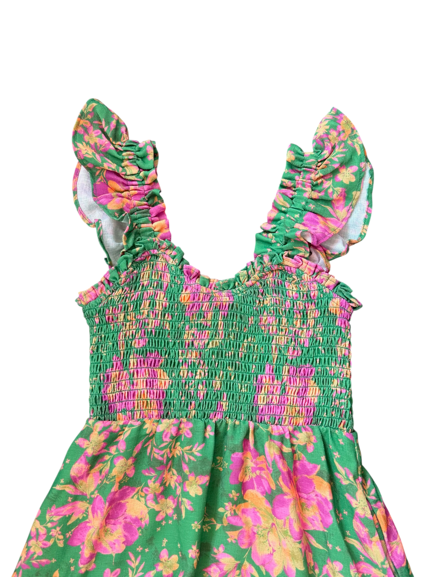 Tenly Wildflower Smocked Maxi Dress