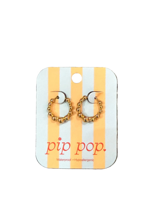 Pip Pop Beaded Hoop Earrings