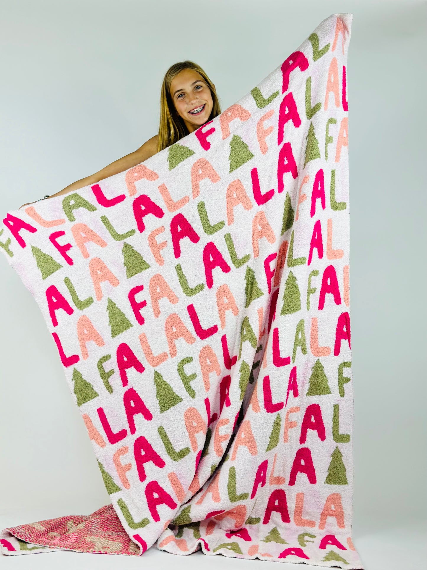 Cozy Dreams Luxe Blanket - Fa La La La