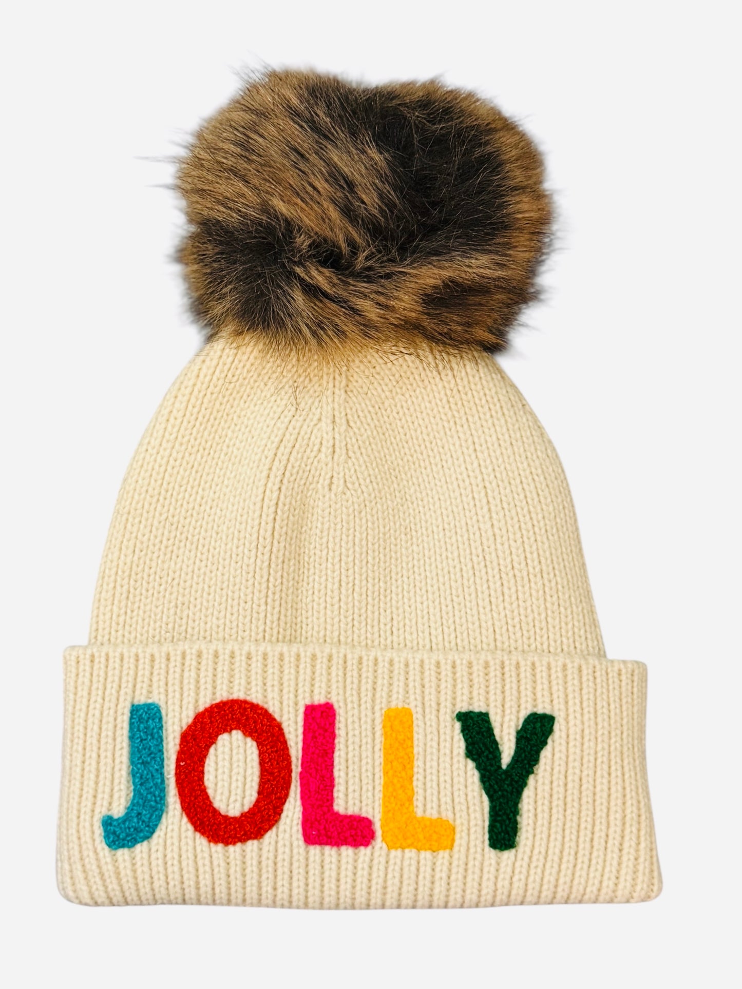 Jolly Knit Pom Beanie