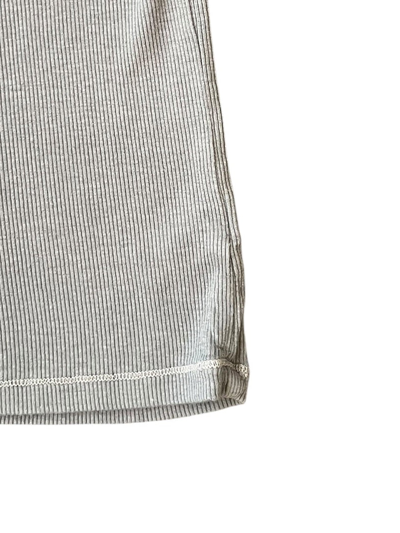 Cool Rib Tank - Cool Grey