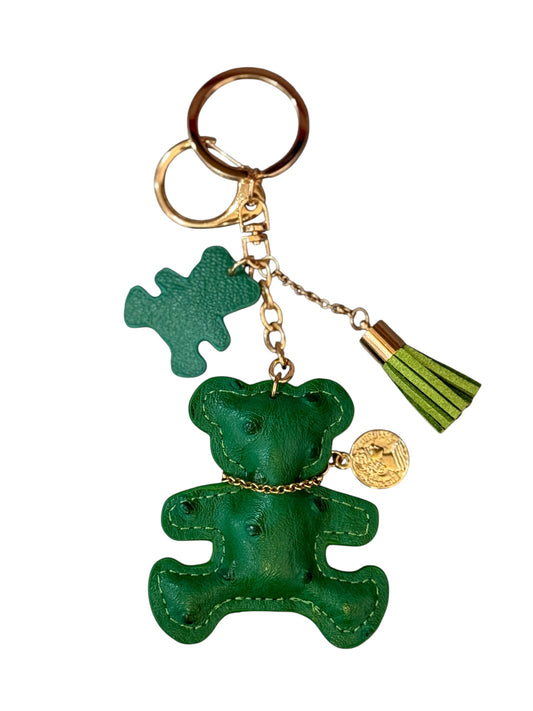 Malibu Sugar Teddy Bear Purse Charm - Green