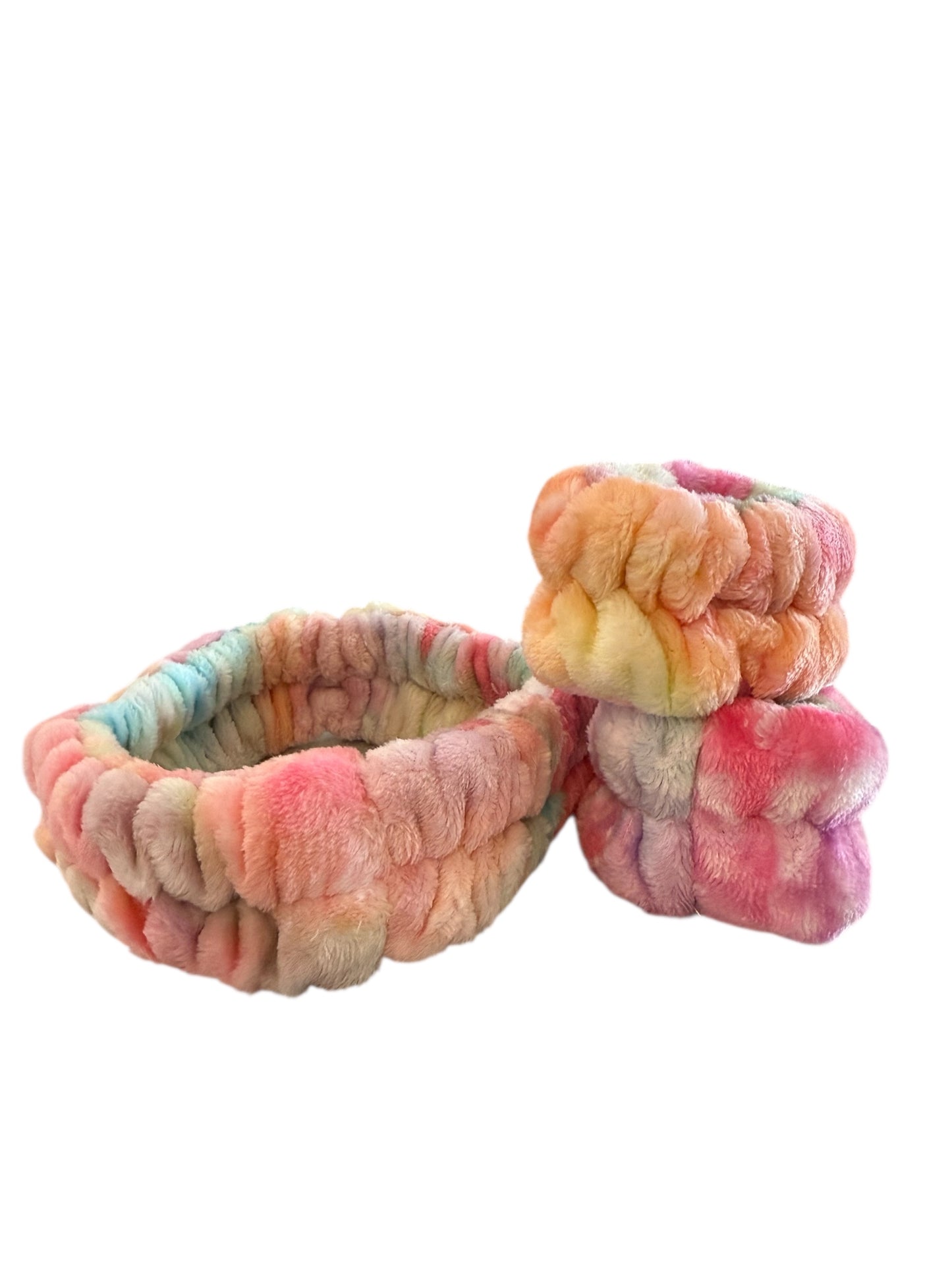 GRWM - Rainbow Tie Dye Headband