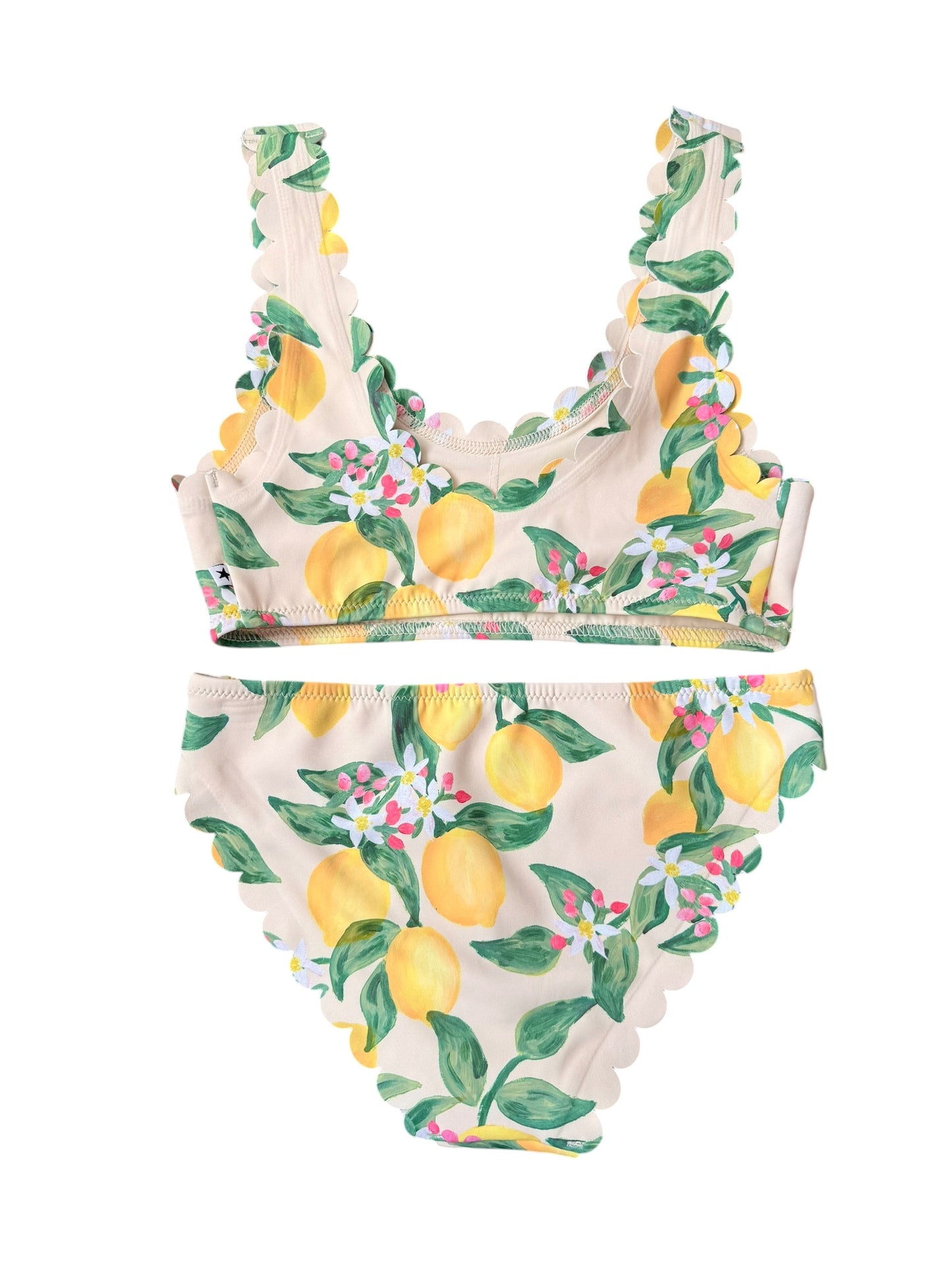 Nolina Scalloped Bikini - Citrus