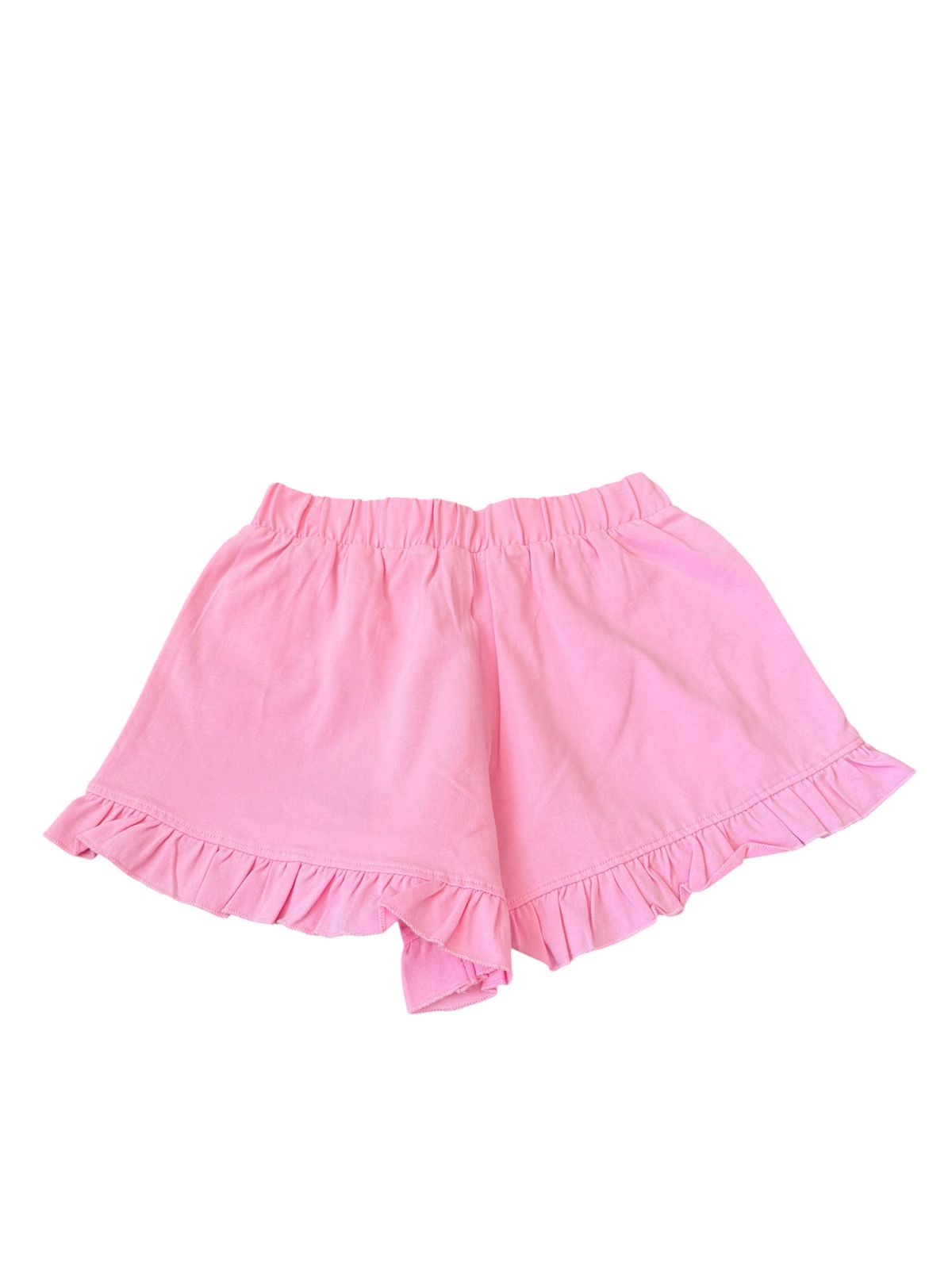 Ruffle Trim Shorts - Pink