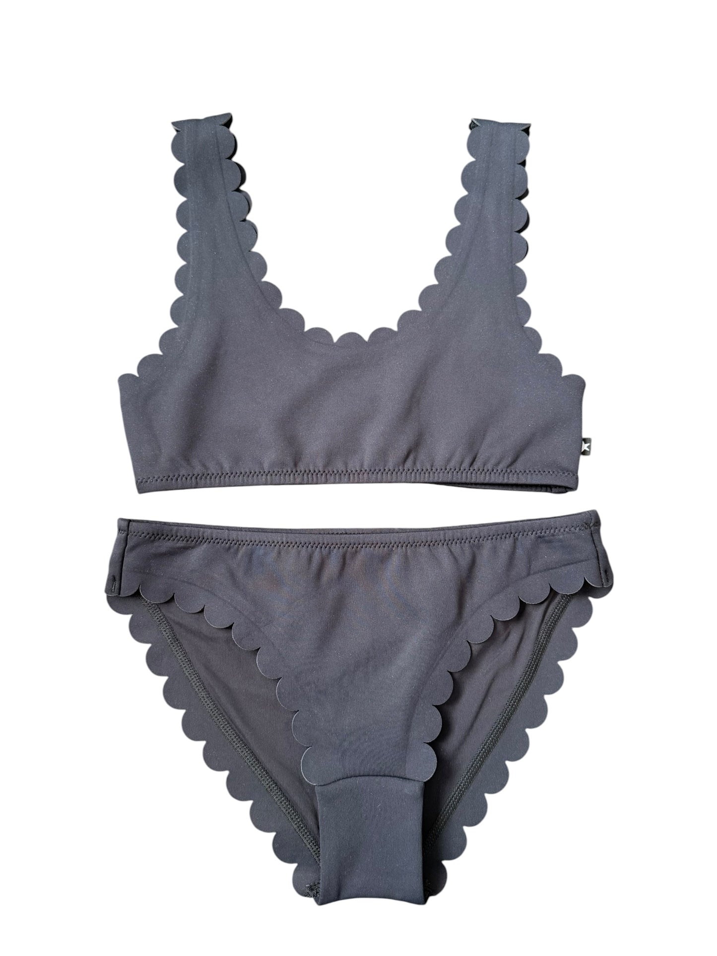 Nolina Scalloped Bikini - Black