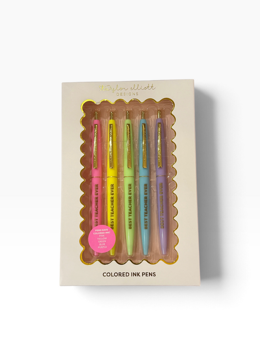 Best Teacher Ever Pen Set
