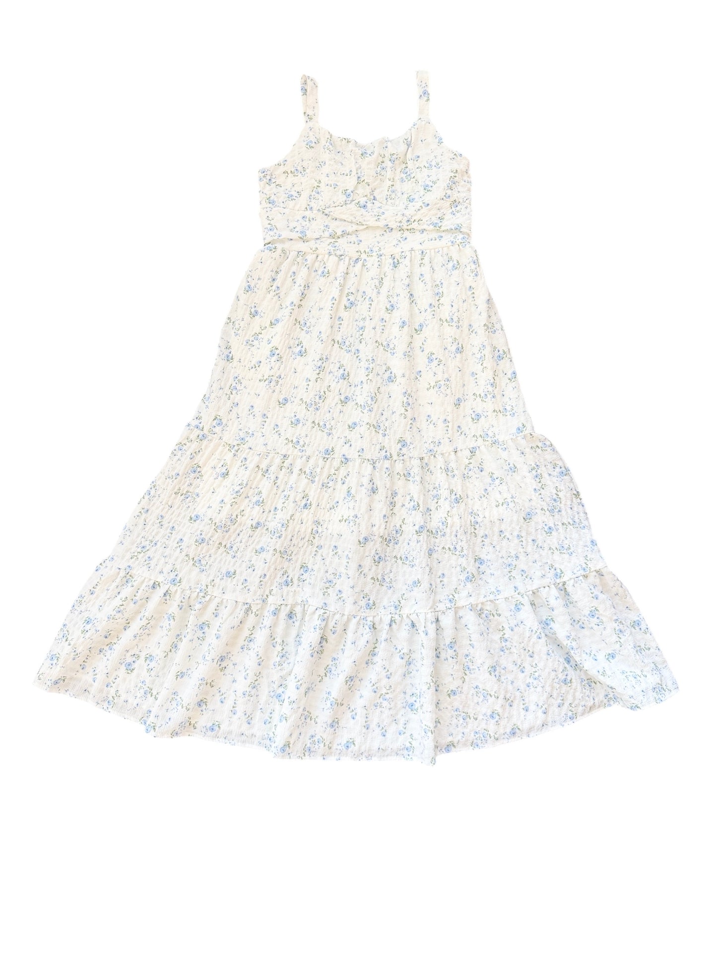 Rose Garden Maxi Dress - White