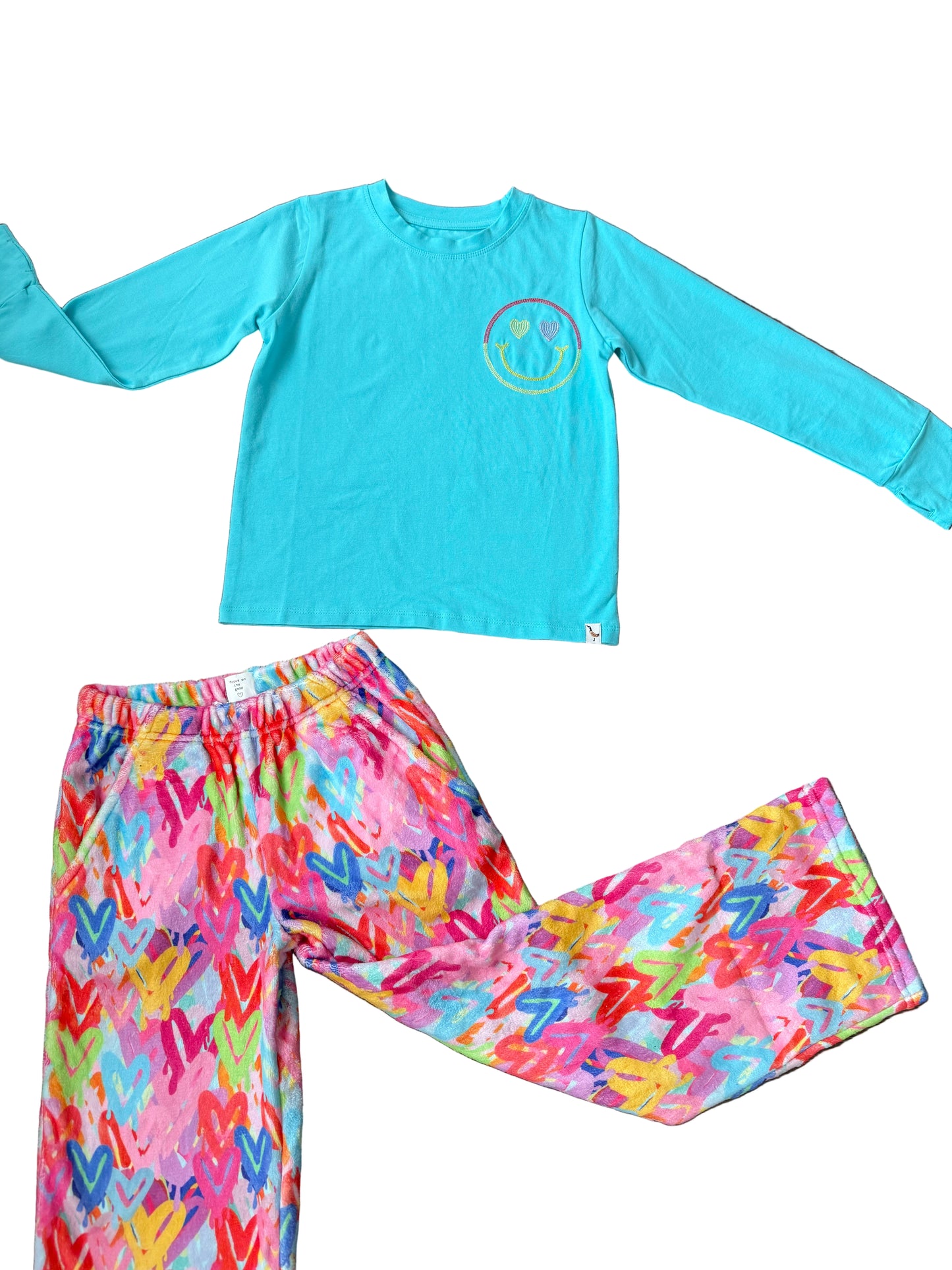 Plush Graffiti Hearts Lounge Pant