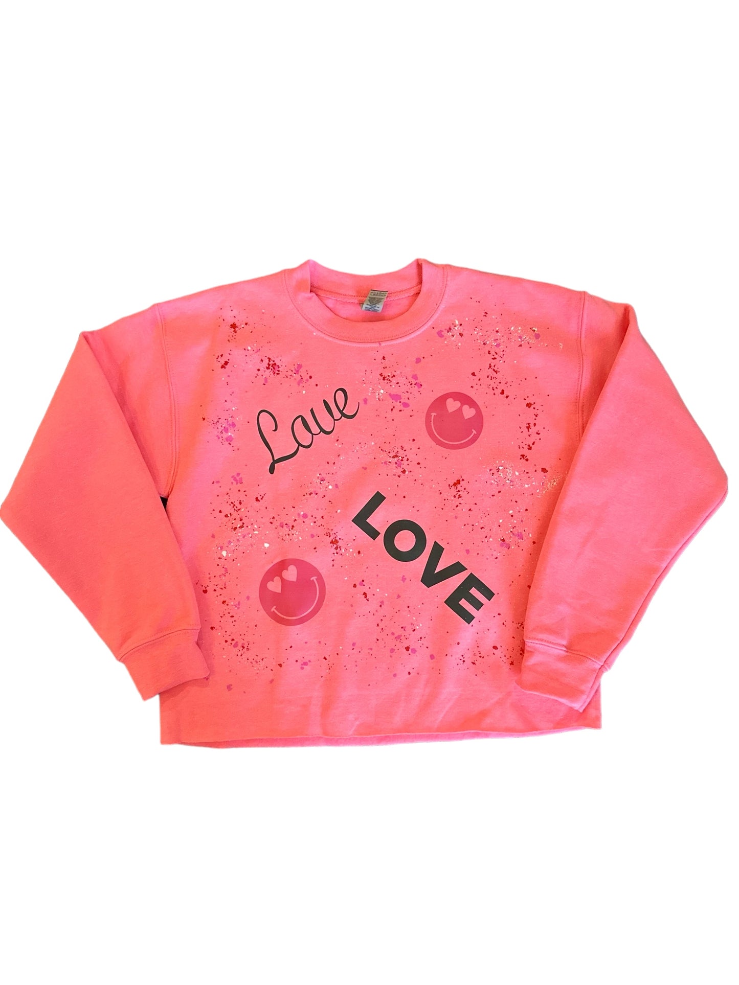 LOVE Splatter Sweatshirt