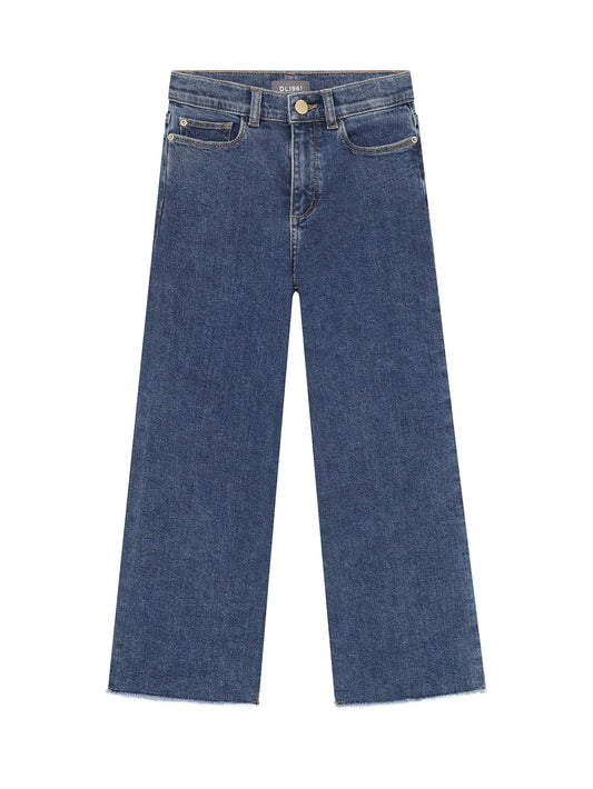 Lily Wide Leg Jean w/ Raw Hem