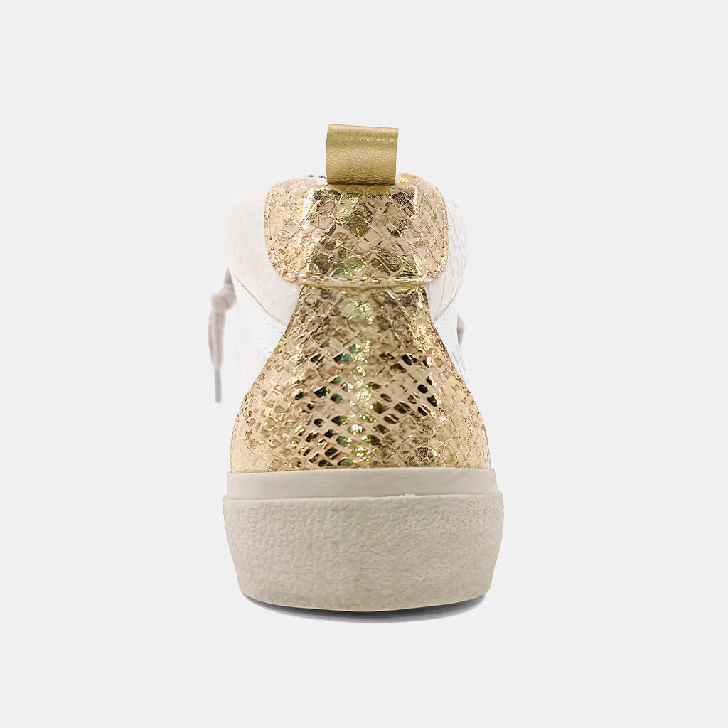 Paulina Sneaker - Blush Snake (youth sizing)