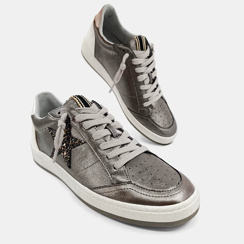 Paz Sneaker - Gunmetal (adult sizing)