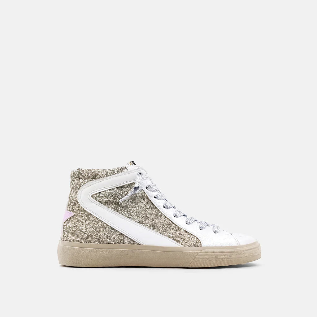 Roxanne Pearl Glitter High Top (youth sizing)