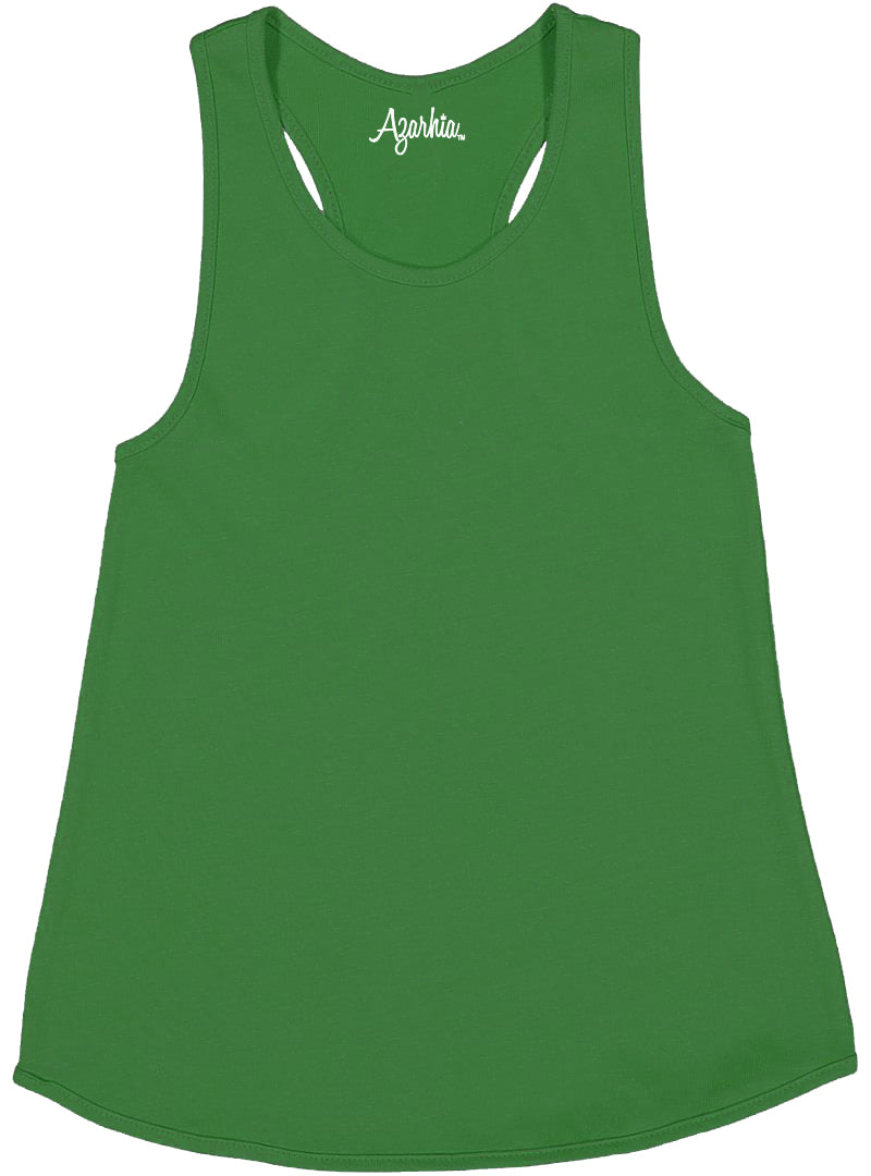 Lolo Tank Top w/Racer Back - Green