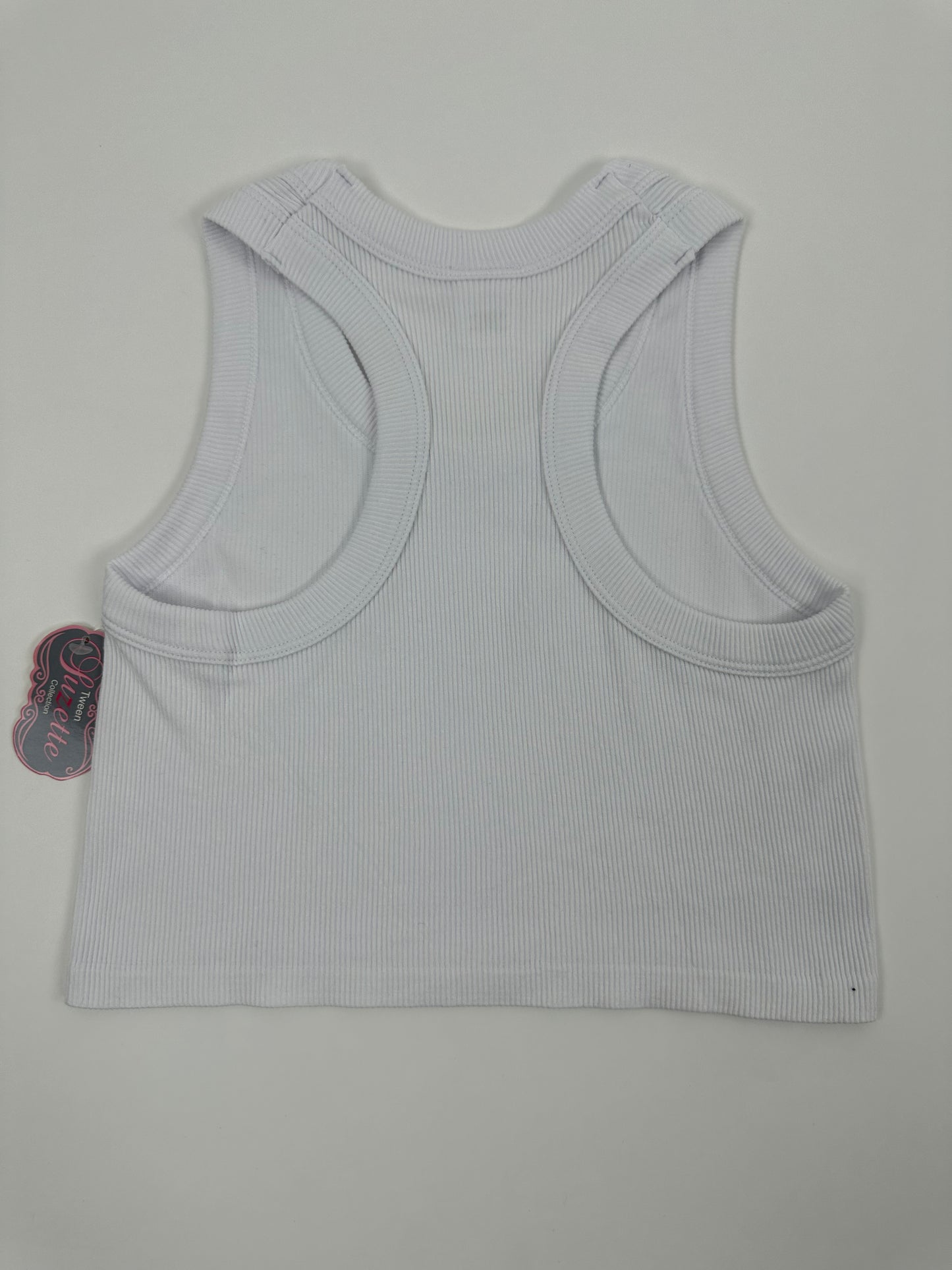 Ribbed Seamless Tank - White