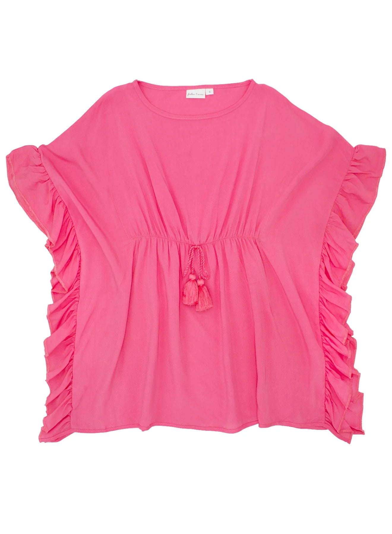 Sea Breeze Kaftan - Hot Pink