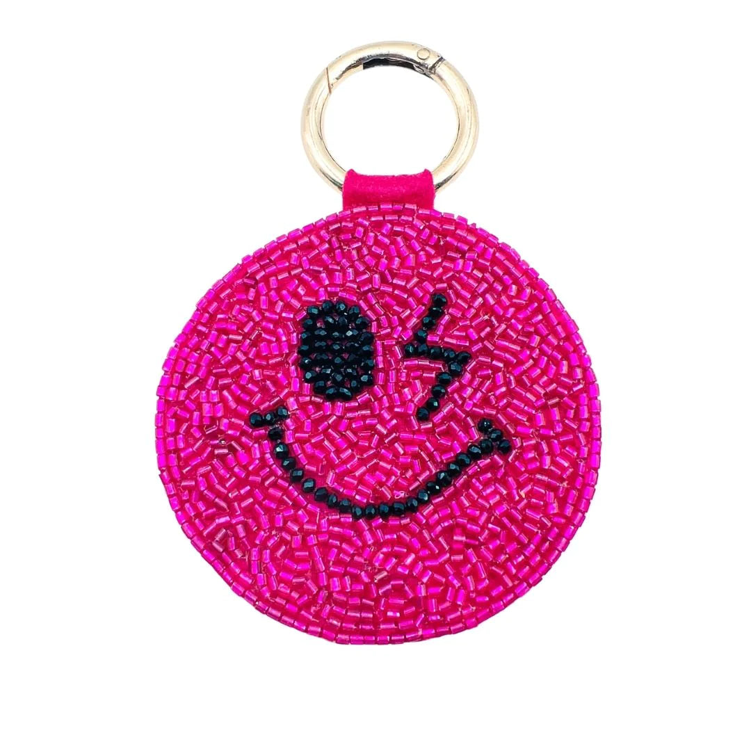 Happy Face Keychain