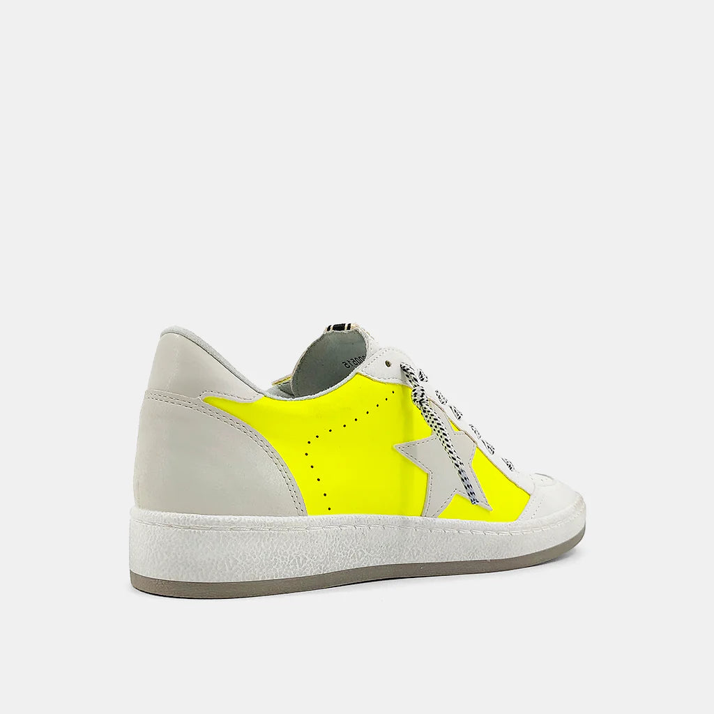 Paz Sneaker - Neon Yellow (adult sizing)