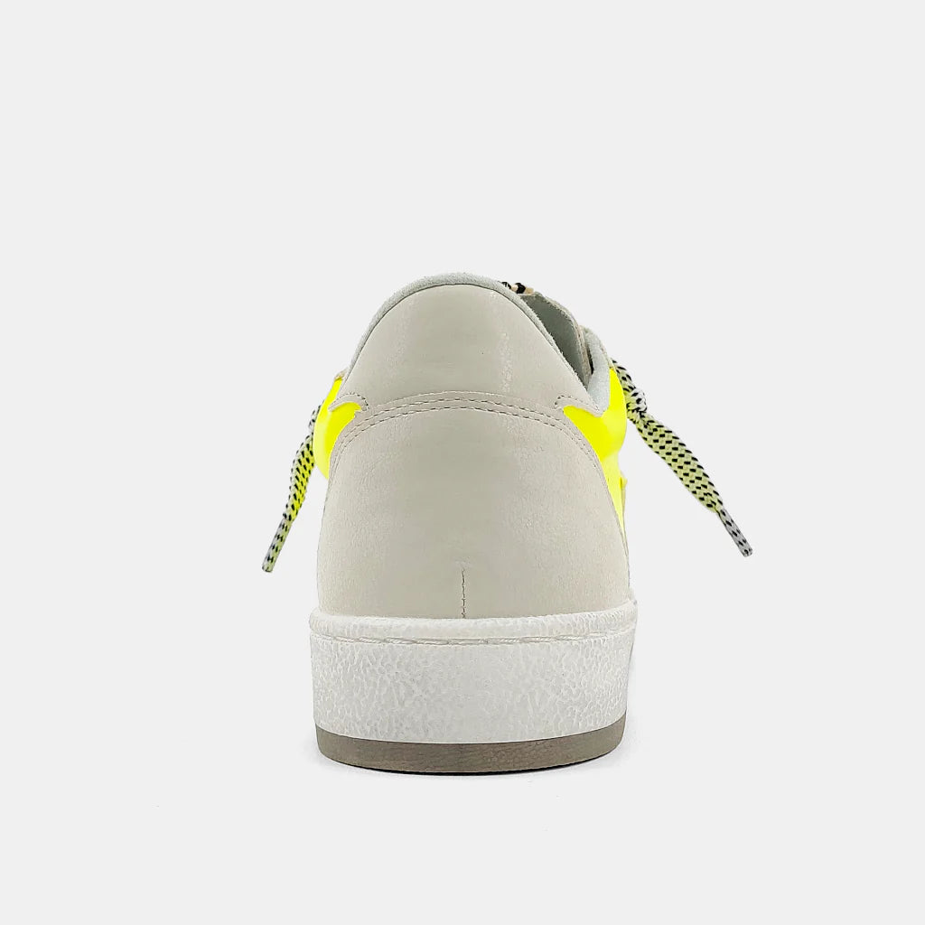 Paz Sneaker - Neon Yellow (adult sizing)