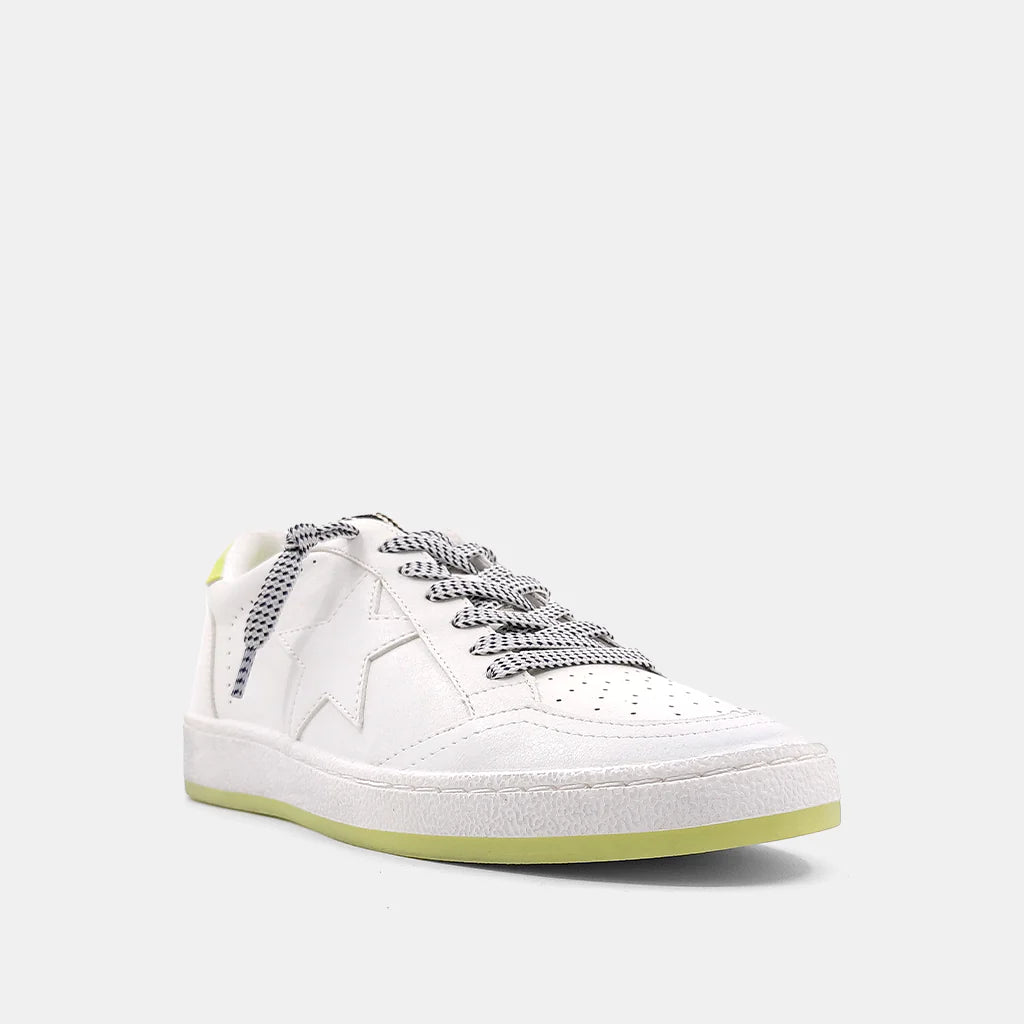 Paz Sneaker - Lime Suede (adult sizing)