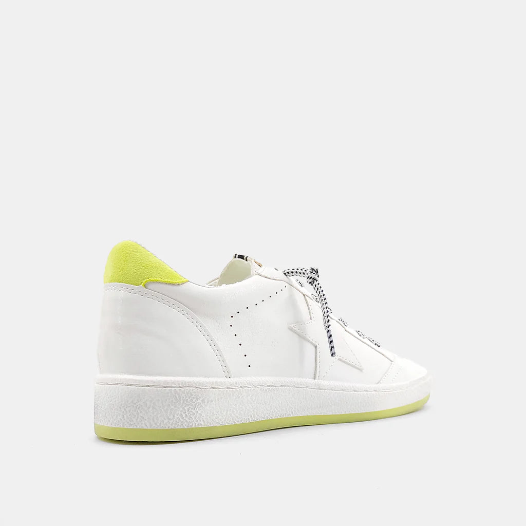 Paz Sneaker - Lime Suede (adult sizing)