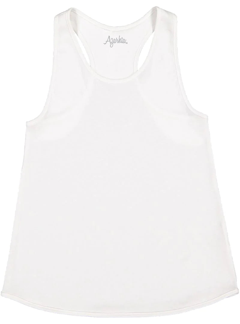 Lolo Tank Top w/Racer Back - White