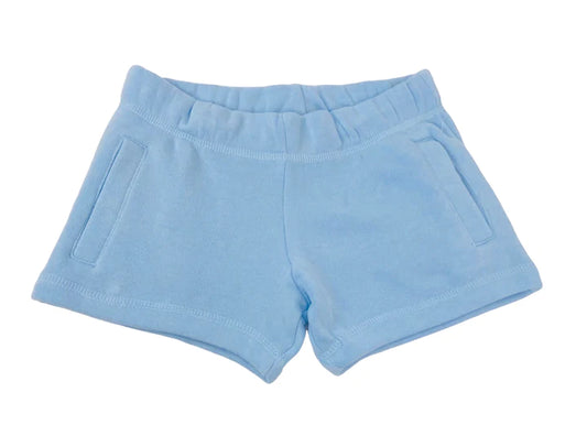 Slit Pocket Sweat Short - Baby Blue